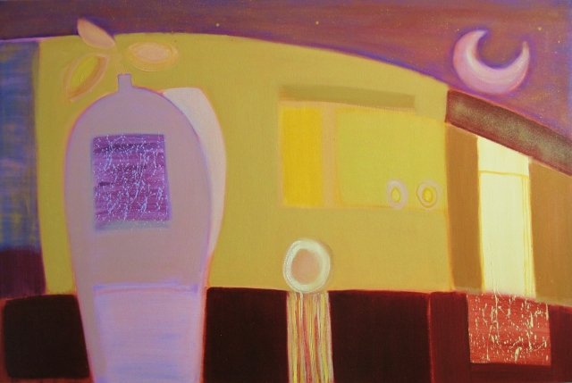 Martwa natura z księżycem