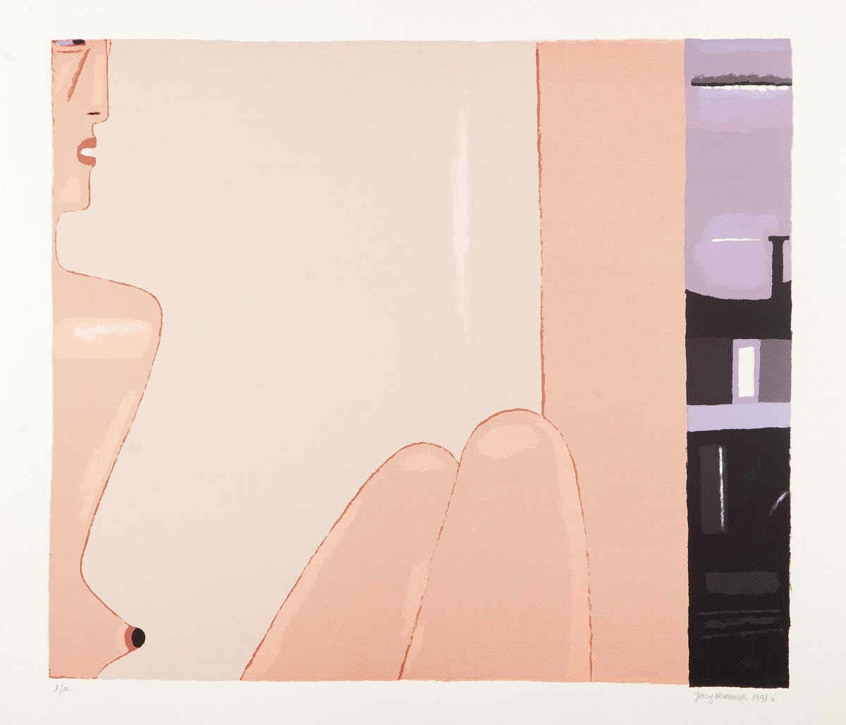 Akt na różowym tle, 1998 r.