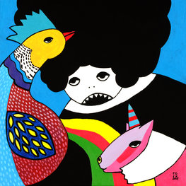 Królowa z Pawiem i Jednorożcem