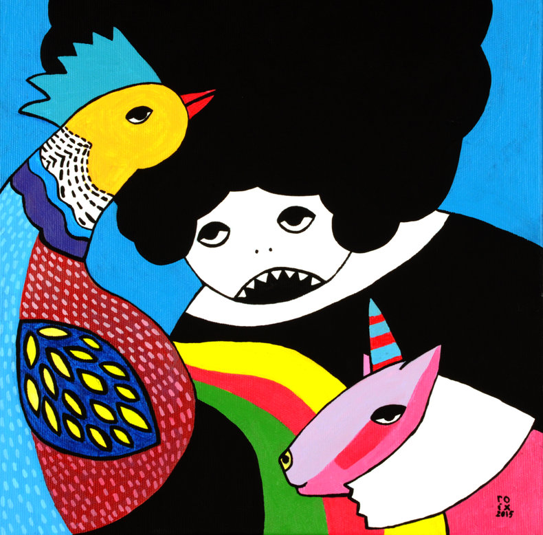 Królowa z Pawiem i Jednorożcem