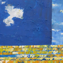 Pejzaż z żółcienią 2017