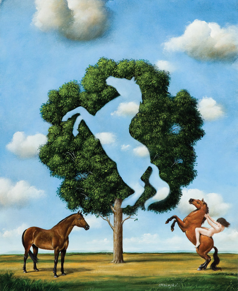 Krajobraz bez koni - Inkografia