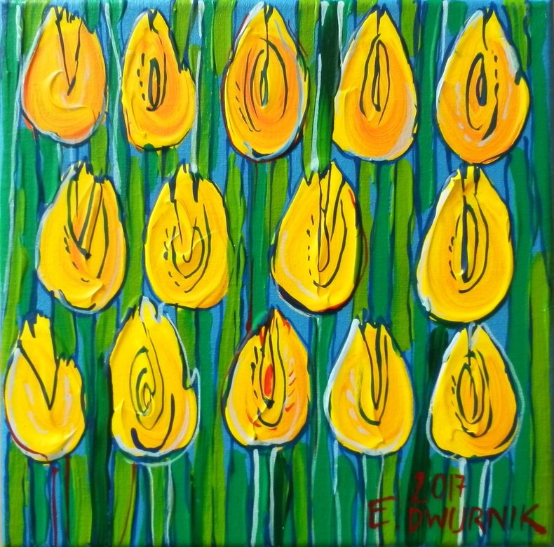 Żółte tulipany