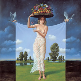 Dziewczyna z owocami - Inkografia