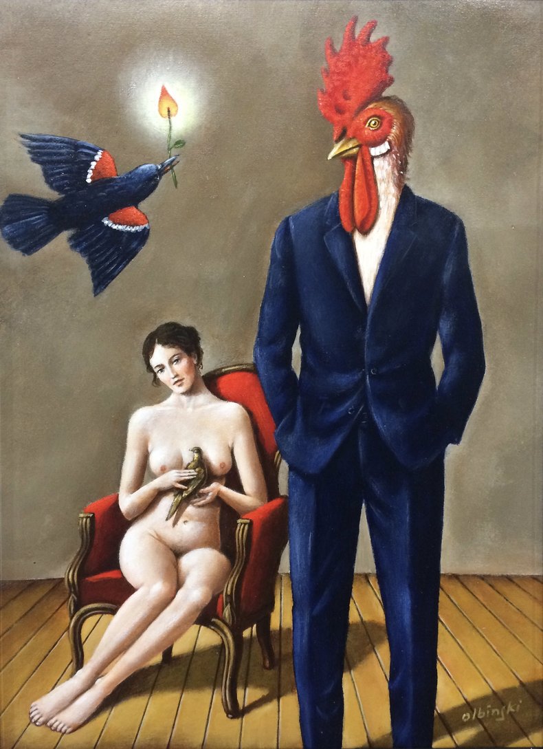 Degree of Priority / akryl i olej na płótnie