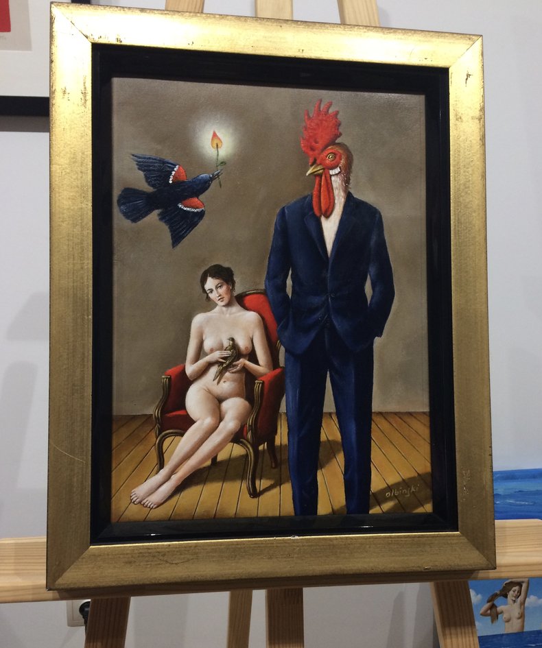 Degree of Priority / akryl i olej na płótnie