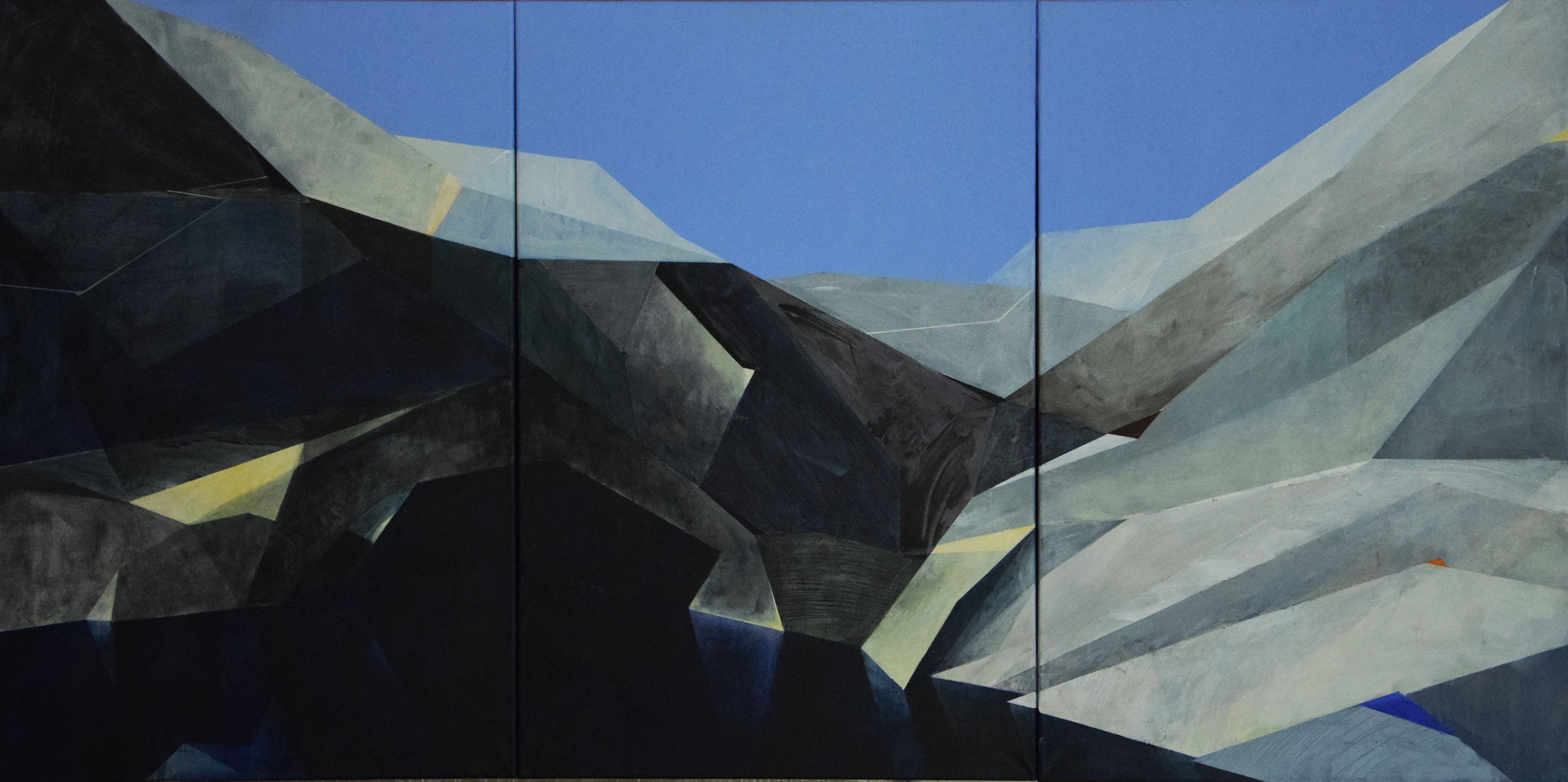 z cyklu "Tatry Wysokie - Jezioro Szczyrbskie" - tryptyk