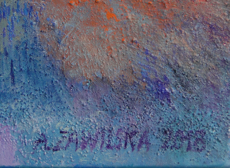 Samotny jesienny liść