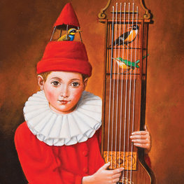 Lullaby / olej i akryl na płótnie