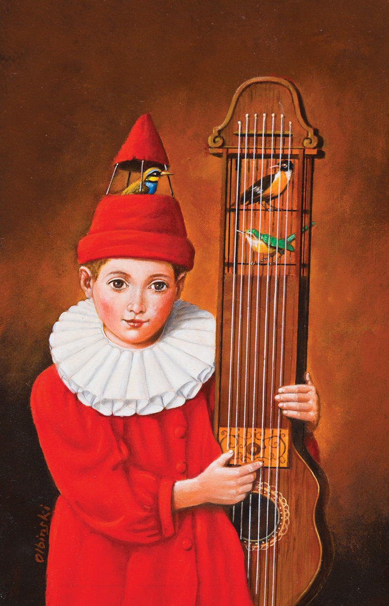 Lullaby / olej i akryl na płótnie