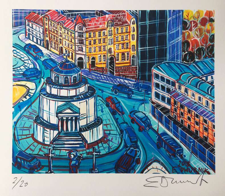 Plac Trzech Krzyży - Inkografia