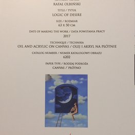 Logic of desire/ olej i akryl na płótnie