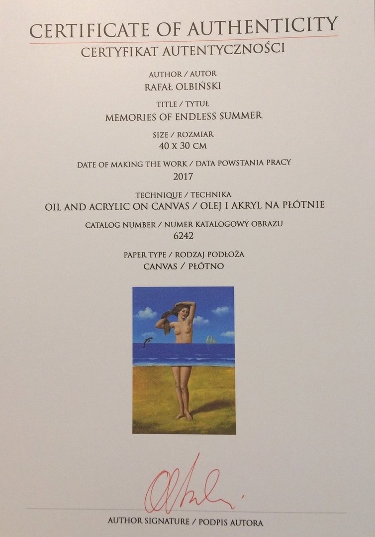 Memories of Endless Summer / olej i akryl na płótnie