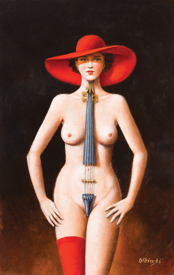 Talented Ms Viola / oil and acrylic on canvas