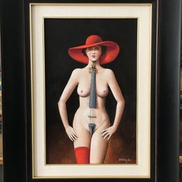 Talented Ms Viola / oil and acrylic on canvas