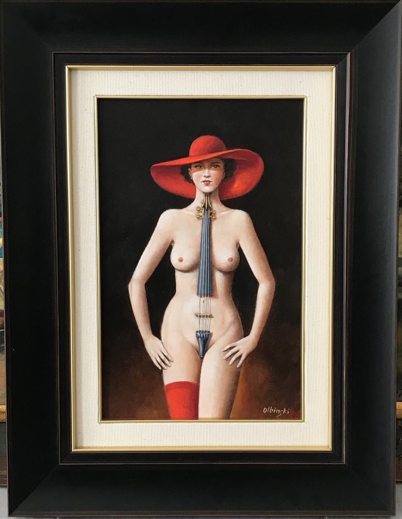 Talented Ms Viola / oil and acrylic on canvas