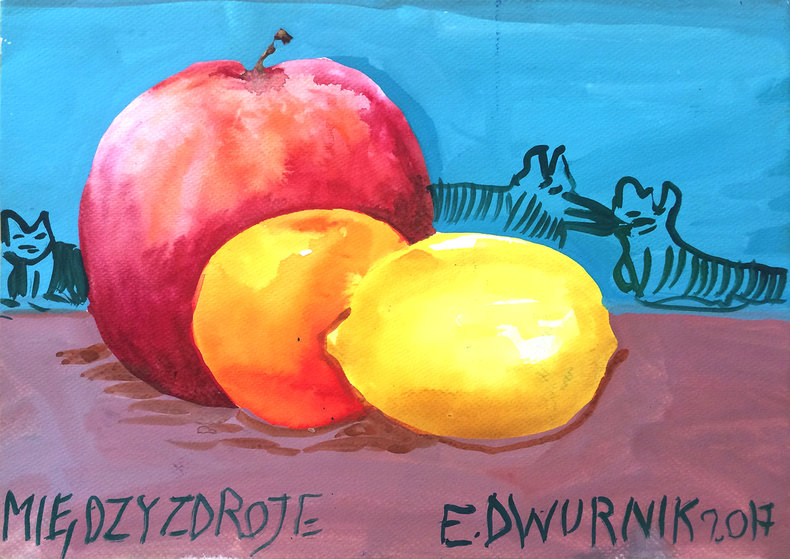 Międzyzdroje - tempera