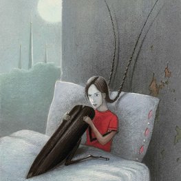 Dziewczynka z chrząszczem