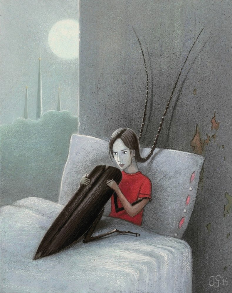 Dziewczynka z chrząszczem