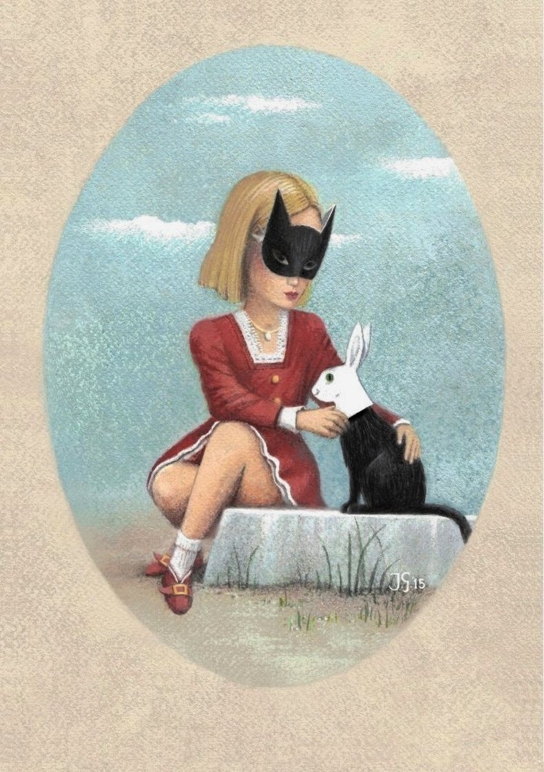 Dziewczynka z maską