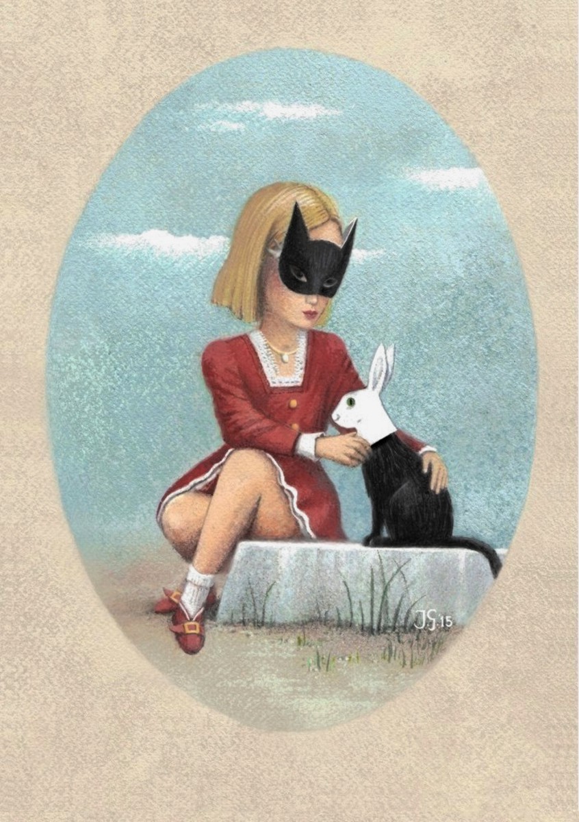 Dziewczynka z maską