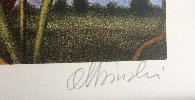 Nostalgia w zwolnionym tempie - litografia