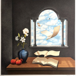 Kalendarz wczorajszych życzeń - litografia