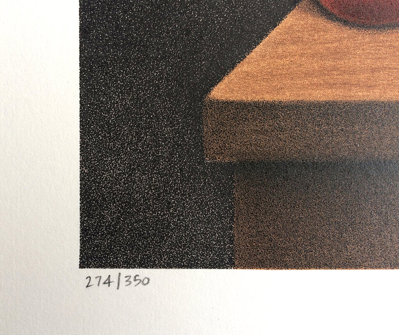 Kalendarz wczorajszych życzeń - litografia