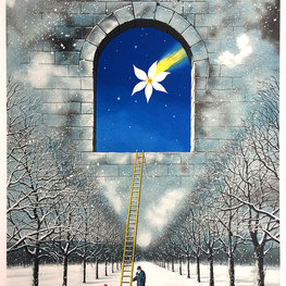 Magiczna przezroczystość czasu - litografia