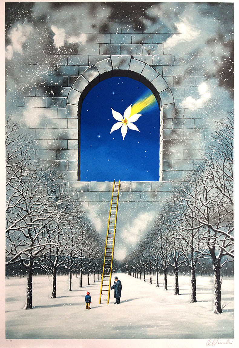 Magiczna przezroczystość czasu - litografia