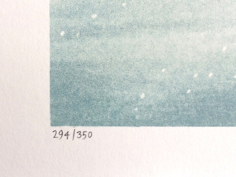 Magiczna przezroczystość czasu - litografia