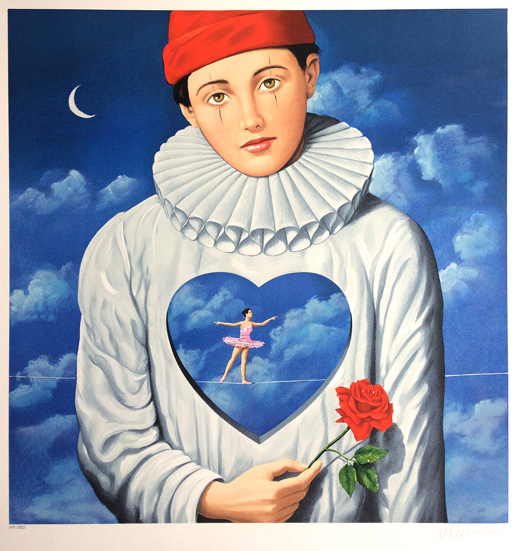 Wyraźna introspekcja - litografia