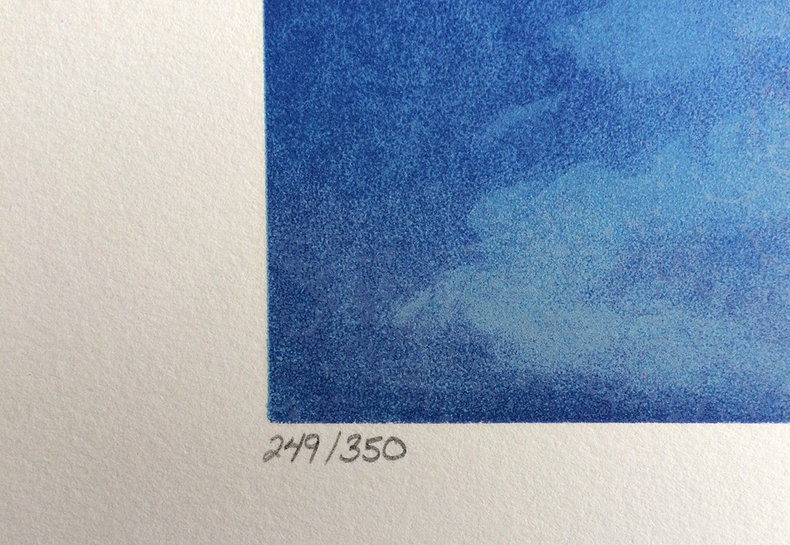 Wyraźna introspekcja - litografia