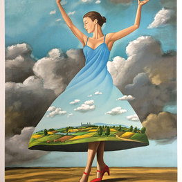 Tekstura przypadkowego pragnienia - litografia