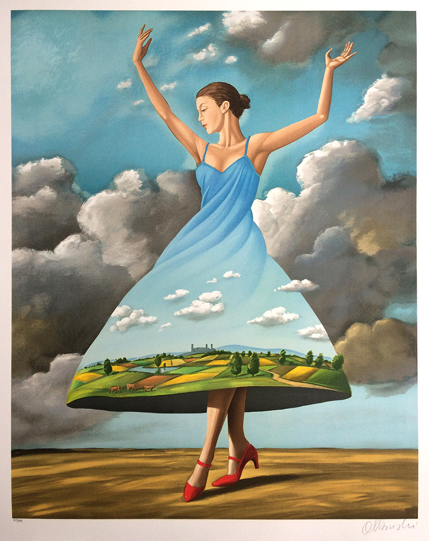 Tekstura przypadkowego pragnienia - litografia