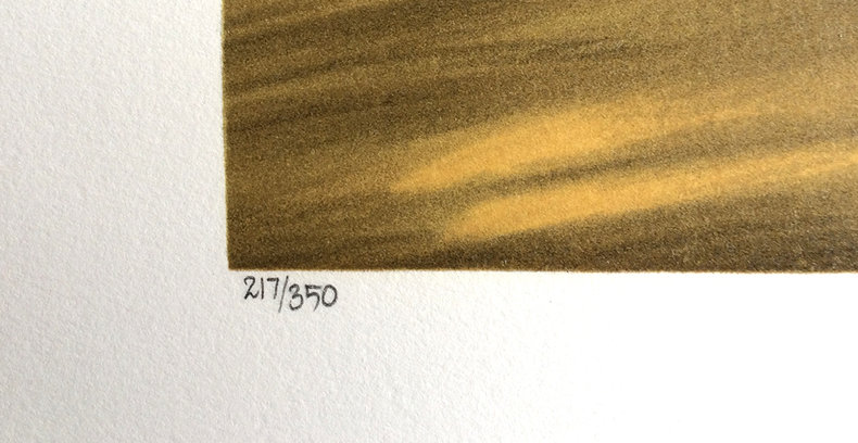 Tekstura przypadkowego pragnienia - litografia