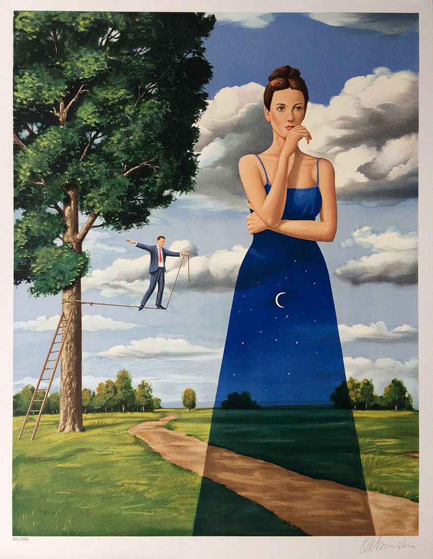 Letnie małżeństwo - litografia