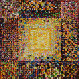 Rozświetlony żółty kwadrat