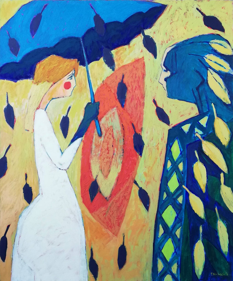 Spotkanie pod parasolem