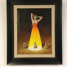 Fifteen minutes of fame / olej na płótnie