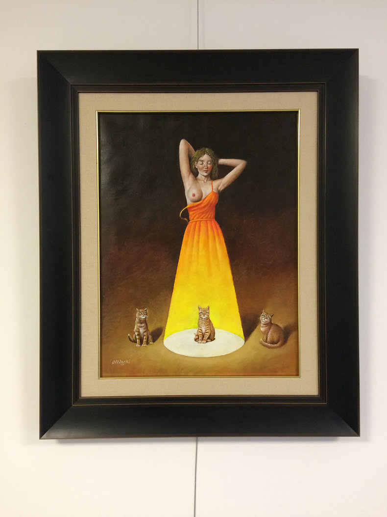 Fifteen minutes of fame / olej na płótnie