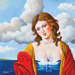 Columbus Bride / olej na płótnie