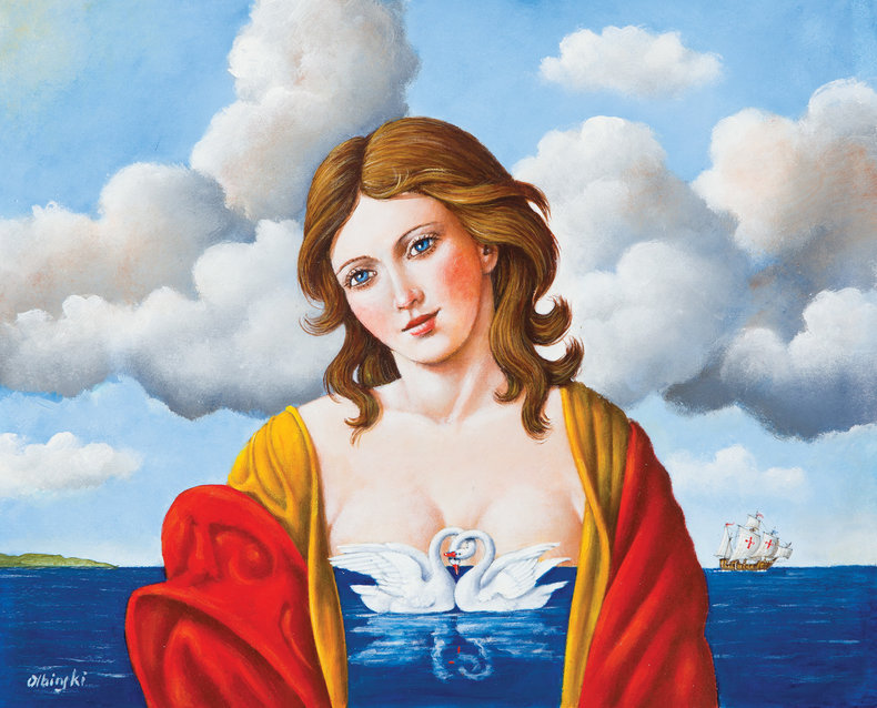 Columbus Bride / olej na płótnie