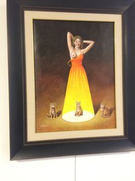 Fifteen minutes of fame / olej na płótnie