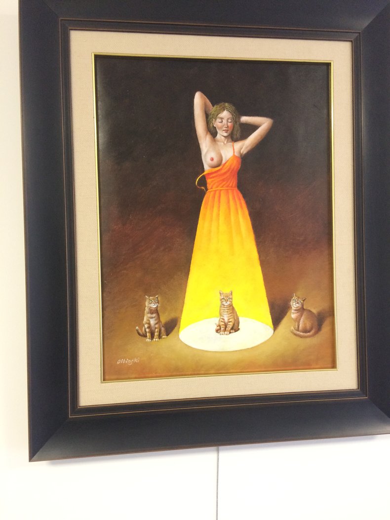 Fifteen minutes of fame / olej na płótnie