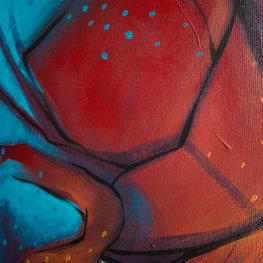 Pustynny zachód słońca