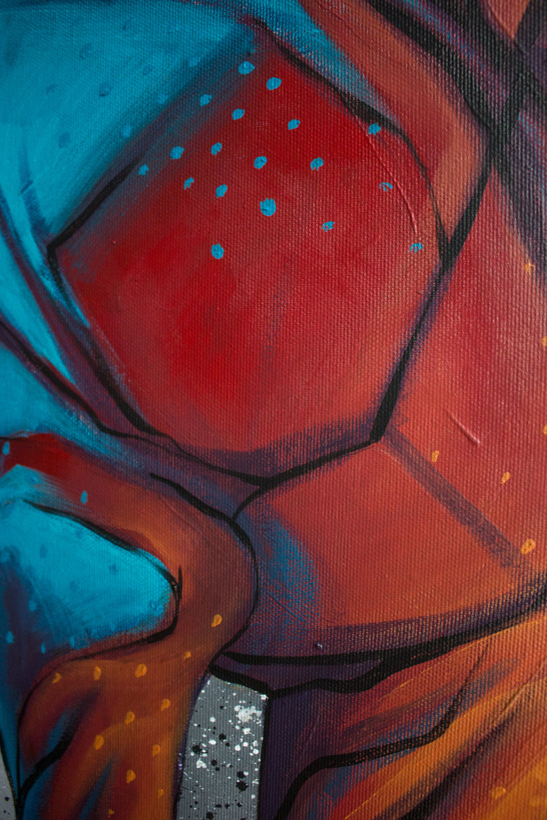 Pustynny zachód słońca