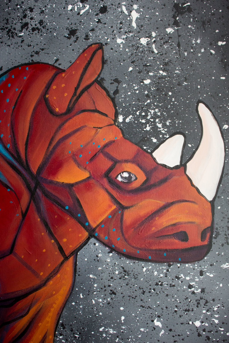 Pustynny zachód słońca