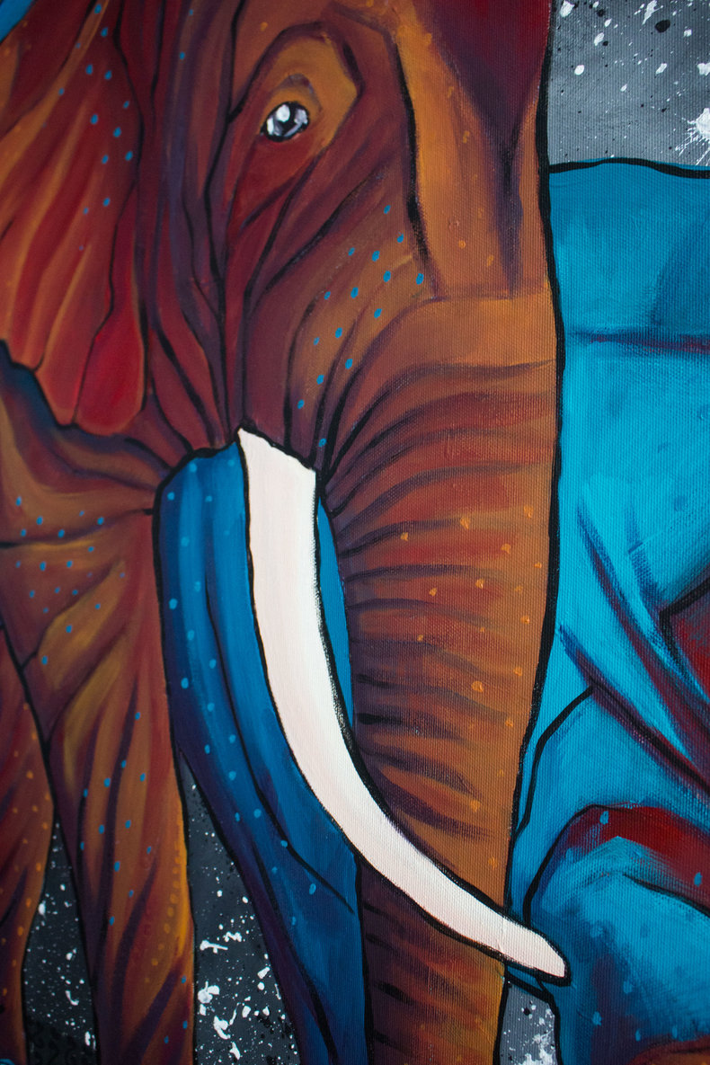 Pustynny zachód słońca