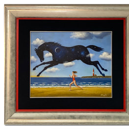 Ucieczka do szczęścia / olej i akryl